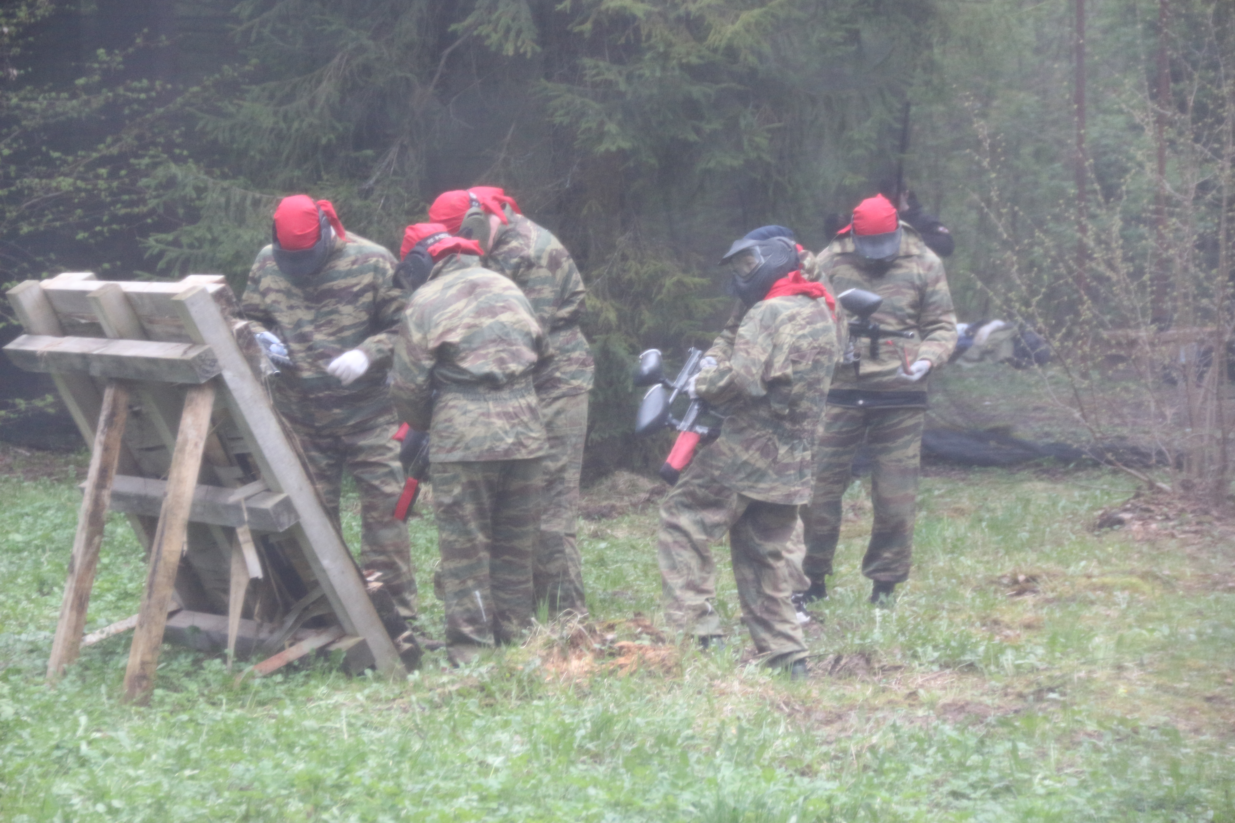 День Победы, пейнтбол в Оздоровительном комплексе Десна УдП РФ